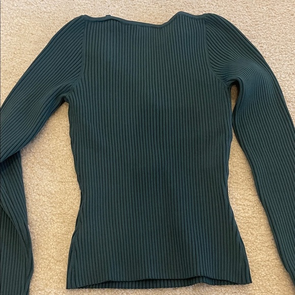 NICHOLAS Ribbed Top with Cut-Out Design - Picture 5 of 7